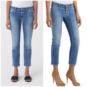 Closed Starlet Low Rise Blue Ankle Cropped Jeans